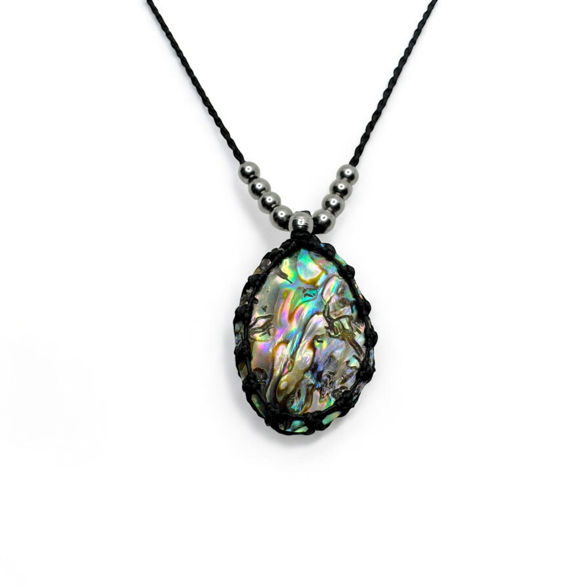 Collana madreperla 25x20mm Sharifa Crystals